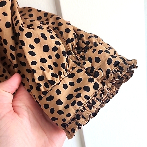 J.Crew Leopard Print tiered mini dress size small - Picture 7 of 9